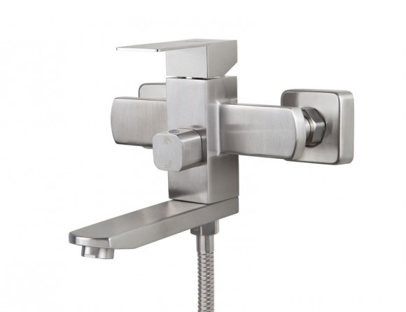 Смеситель VIKO V-7732 для ванны, картридж Ф35, латунь, Серебро