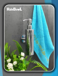 Диспенсер Rainbowl 2288-1 LONG для ванной металлический настенный хром