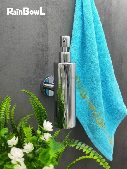 Диспенсер Rainbowl 2288-1 LONG для ванной металлический настенный хром