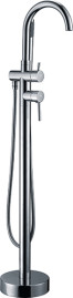Смеситель KAISER 26282 Merkur напольный для ванны, Хром