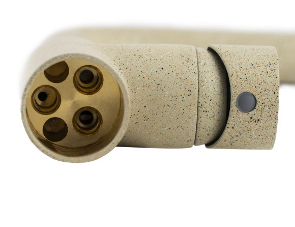 Смеситель KAISER 13044-16 Teka для кухни с краном для питьевой воды, песочный мрамор