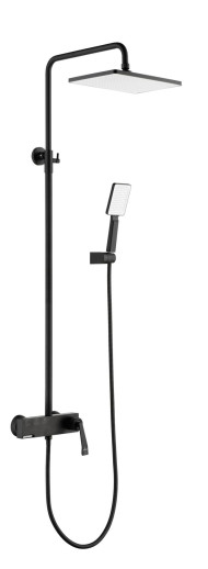 Душевая система KAISER 09182-2 Strike, черный матовый