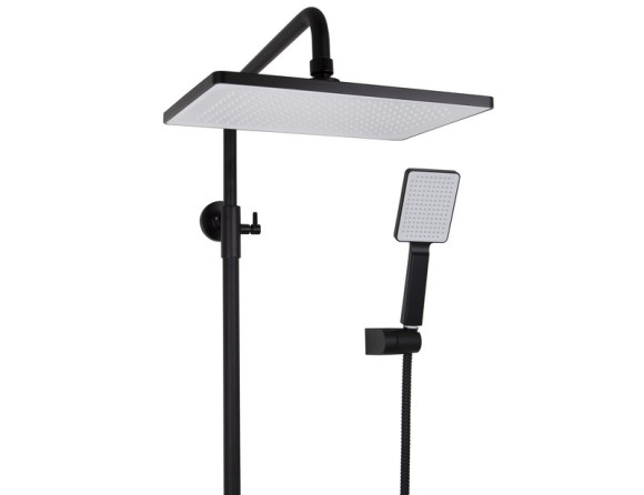 Душевая система KAISER 09182-2 Strike, черный матовый