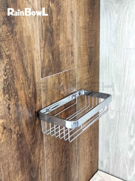 Полка Rainbowl FORA прямая решетка хром (0034-7CR)
