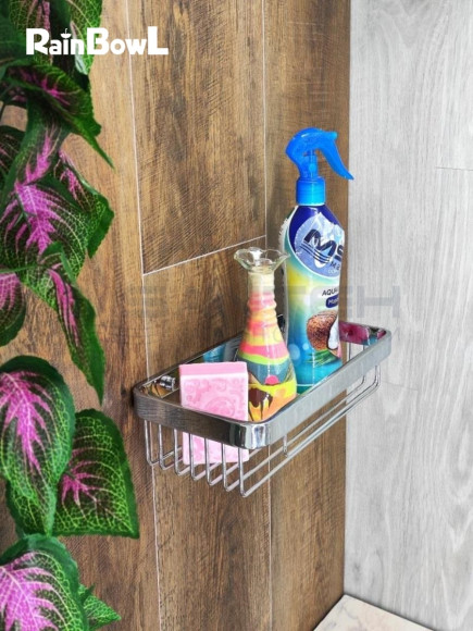 Полка Rainbowl FORA прямая решетка хром (0034-7CR)