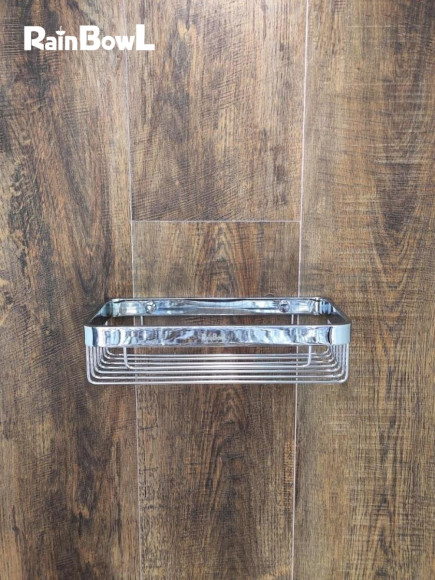 Полка Rainbowl FORA прямая решетка хром (0034-7CR)