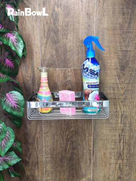 Полка Rainbowl FORA прямая решетка хром (0034-7CR)