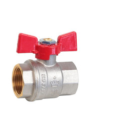 802 Кран KAISER 1" г/г бабочка усил. / 10