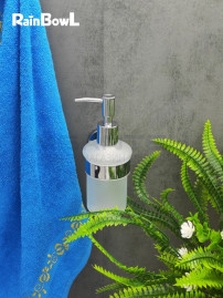 Диспенсер Rainbowl 2288 LONG для ванной стекло настенный хром