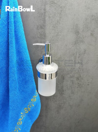 Диспенсер Rainbowl 2288 LONG для ванной стекло настенный хром