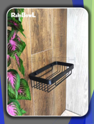 Полка Rainbowl FORA прямая решетка (0034-7) черная