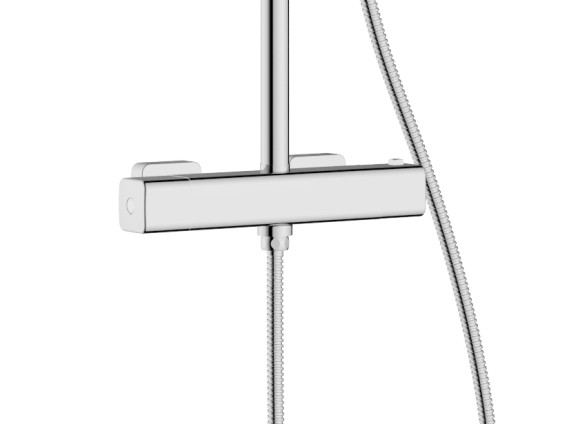 Душевая система KAISER 01377 Cube с термостатом 6282