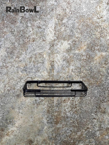 Полка Rainbowl FORA прямая решетка черная 23 см (0034-7S)