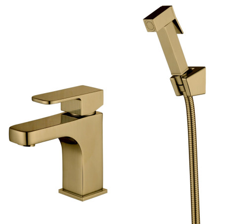 Смеситель KAISER 34088-1 Sonat для раковины и биде бронза