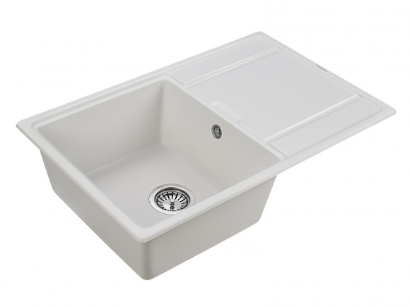 Мойка кварцевая FLUGEN, PM217850-WH, белый, 780х500 мм, Paulmark Мойка кварцевая FLUGEN, PM217850-WH, белый, 780х500 мм, Paulmark