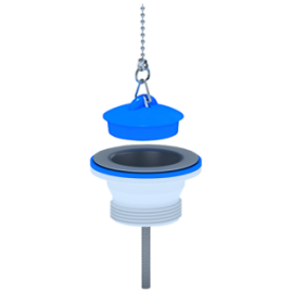 М205 Выпуск 1-1/4" с нерж. сеткой + пробка АНИ