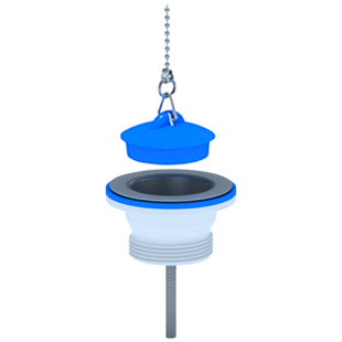М205 Выпуск 1-1/4" с нерж. сеткой + пробка АНИ