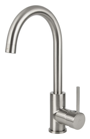 Смеситель KAISER 26544 Merkur для кухни, серебро Silver