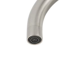 Смеситель KAISER 26544 Merkur для кухни, серебро Silver