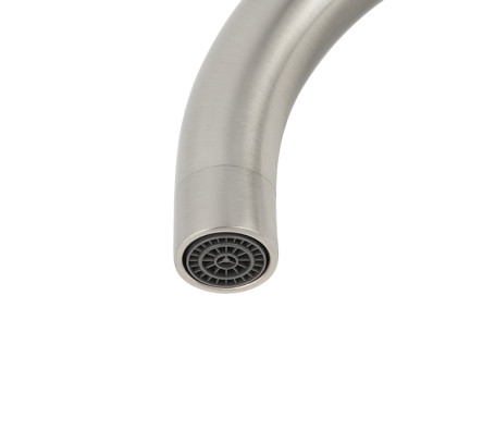 Смеситель KAISER 26544 Merkur для кухни, серебро Silver