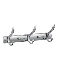 Планка VIKO V-733 3 крючка, нержавеющая сталь, хром