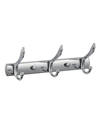 Планка VIKO V-733 3 крючка, нержавеющая сталь, хром