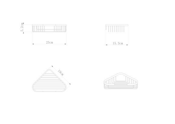 Полка Rainbowl FORA сетка угловая 0034-9 хром