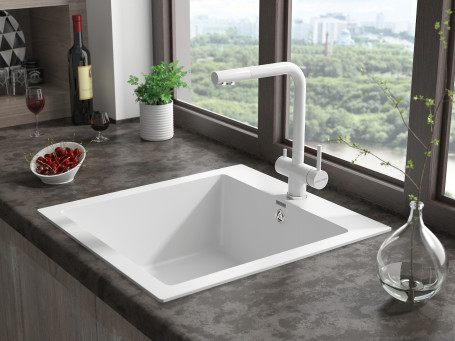 Смеситель для кухни с краном для питьевой воды PAULMARK Skalen 213020-431