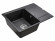 Мойка кварцевая WEIMAR, PM216550-BL, черный , 650х500 мм, Paulmark