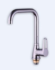 Смеситель G-Lauf ZOP4-A045 кухня боковой высокий с гайкой Zn