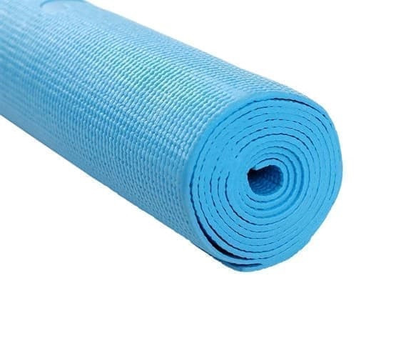 Коврик Starfit для йоги фитнеса нескользящий ПВХ синий