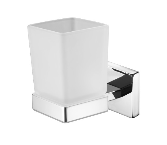 Держатель Rainbowl CUBE 2784-5 одинарный + стакан квадратный