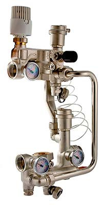 Насосно-смесит.узел VALTEC без насоса/180мм