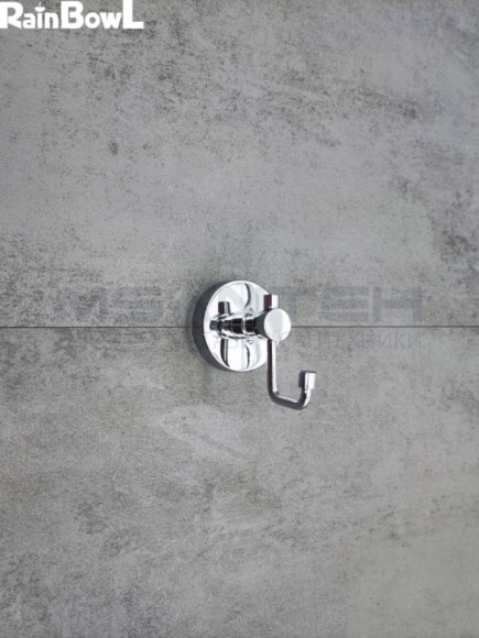 Крючок Rainbowl LONG для ванной 2227-2 одинарный хром