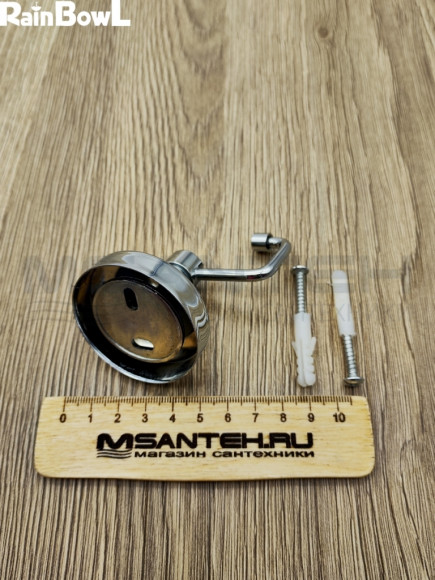 Крючок Rainbowl LONG для ванной 2227-2 одинарный хром