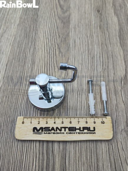 Крючок Rainbowl LONG для ванной 2227-2 одинарный хром