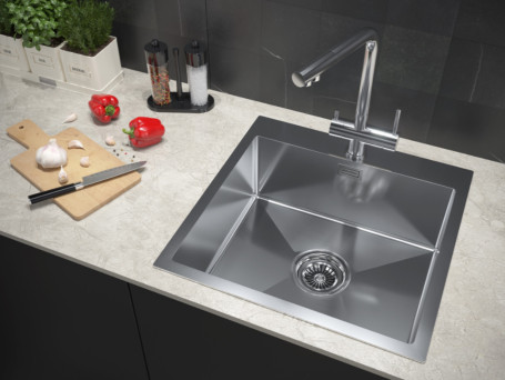 Смеситель для кухни с краном для питьевой воды PAULMARK Skalen 213020-SS