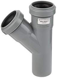 Тройник WaterMark Ø40 х 40 х 45 ПП Тройник WaterMark Ø40 х 40 х 45 ПП