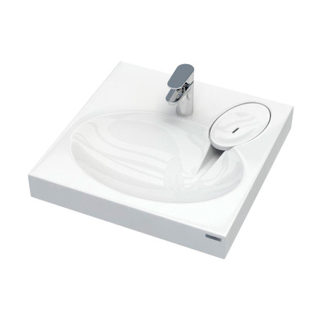 Раковина над стиральной машиной MOND 720431, белая, 60х55, с комплектом, Paulmark