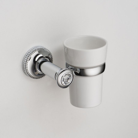 Стакан для зубных щеток керамический к стене SCHEIN (7066011)