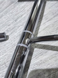 Уценка 1 Держатель (стойка) VIKO V-466 3 в 1: бумага, освежитель, ёршик, h=79cм, латунь, хром