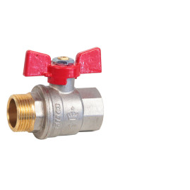 807 Кран KAISER 1" г/ш бабочка усил. / 8