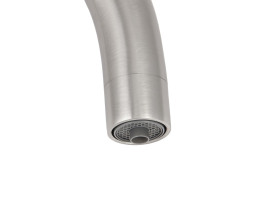 Смеситель KAISER 26744-5 Merkur для кухни, с краном для питьевой воды, серебро