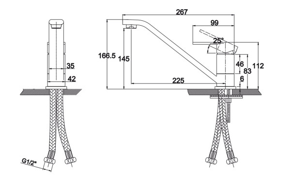 Смеситель KAISER 34033-1G Sonat для кухни бронзовый Смеситель KAISER 34033-1G Sonat для кухни бронзовый