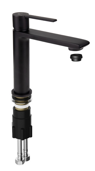 Смеситель KAISER 05311-9 Serio для раковины, не поворотный, чёрный матовый (картридж 6202) Смеситель KAISER 05311-9 Serio для раковины, не поворотный, чёрный матовый (картридж 6202)