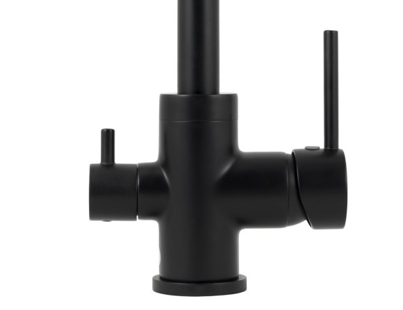 Смеситель KAISER 26744-9 Merkur для кухни, с краном для питьевой воды, черный матовый Смеситель KAISER 26744-9 Merkur для кухни, с краном для питьевой воды, черный матовый