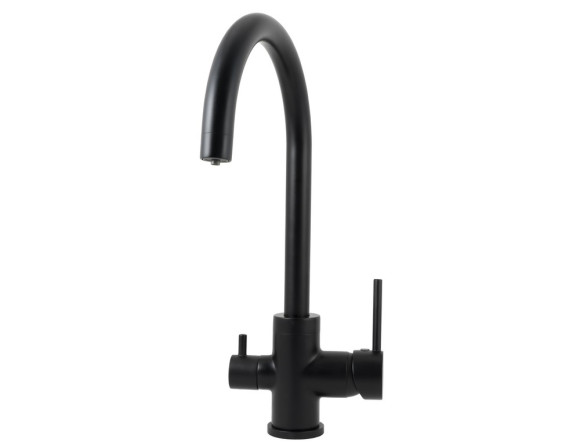 Смеситель KAISER 26744-9 Merkur для кухни, с краном для питьевой воды, черный матовый Смеситель KAISER 26744-9 Merkur для кухни, с краном для питьевой воды, черный матовый