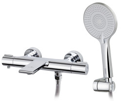 Смеситель KAISER 05322 Serio для ванны и душа с термостатом