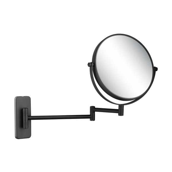 Зеркало косметическое SCHEIN увеличение 5х поворотное к стене черное (9341MB) Зеркало косметическое SCHEIN увеличение 5х поворотное к стене черное (9341MB)