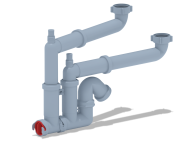 Сифон АНИ Пласт F3520 F-серия 3 1/2*40 двойной с отводом для стиральной машины, без выпуска Сифон АНИ Пласт F3520 F-серия 3 1/2*40 двойной с отводом для стиральной машины, без выпуска